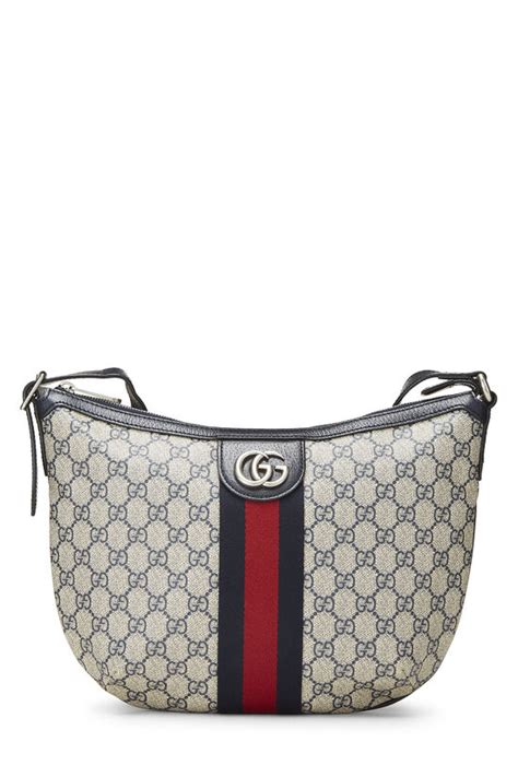 2014 gucci navy|Gucci Navy GG Supreme Canvas Ophidia Shoulder Bag .